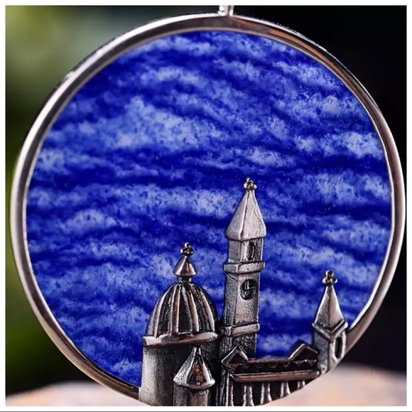 Artisan Handmade Aventurine 925 Silver The Zuwena Cathedral Necklace - Picture 5 of 7